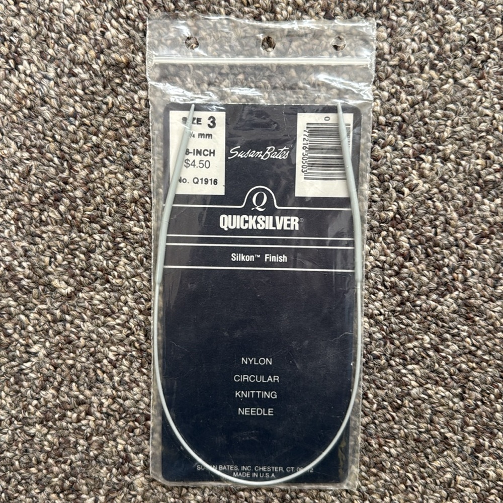 Susan Bates QuickSilver 16" Circular Knitting Needles